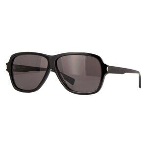 New SAINT LAURENT Black Square SL 609 Carolyn 001 Sunglasses Women